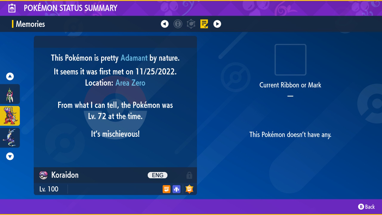 Pokemon Scarlet Violet (#399) KORAIDON - MAX IVs/ALL TMs - Picture 3 of 4